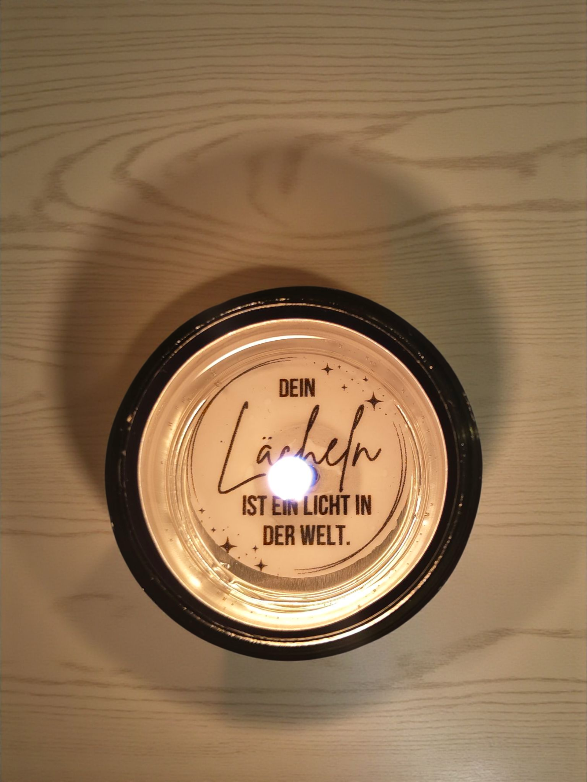 Dein Lächeln ist ein Licht für die Welt